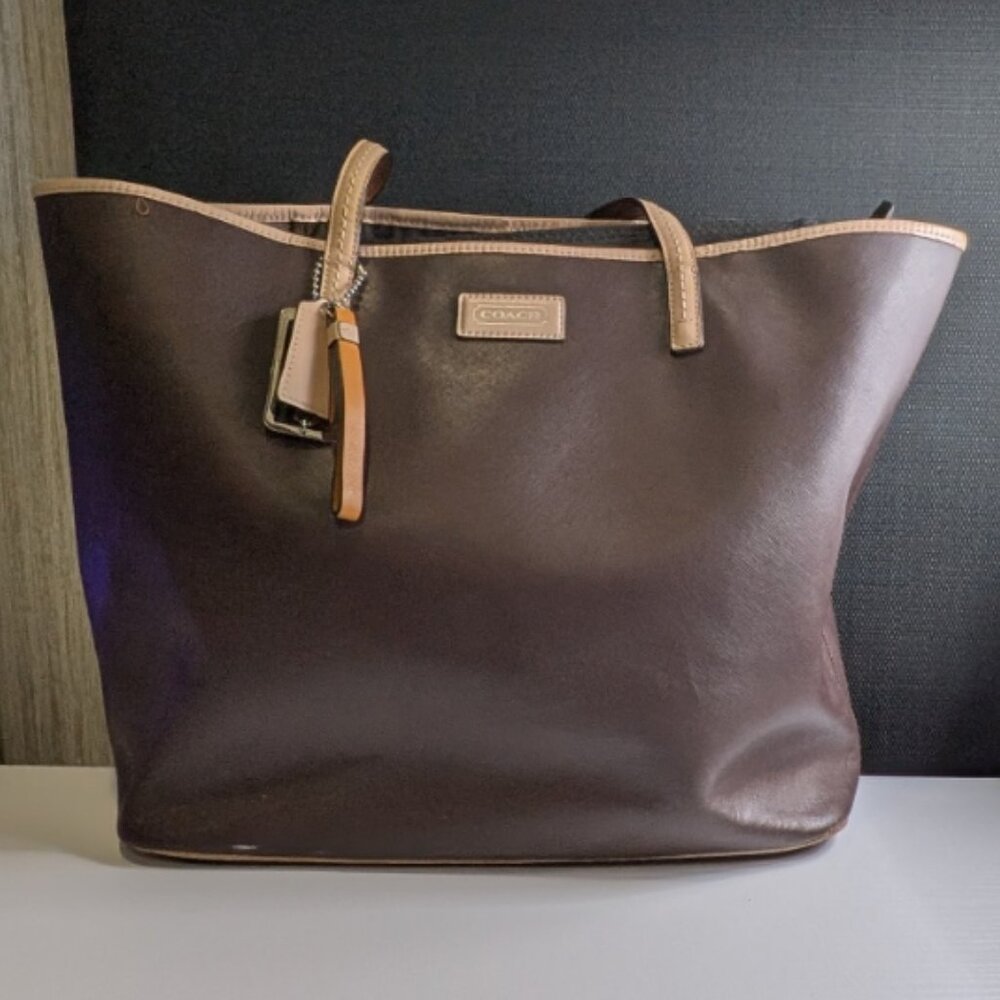 Coach Brown Tote Bag
